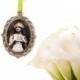 1 custom bouquet charm w/ your photo, wedding bouquet charm, photo pendant for bridal bouquet