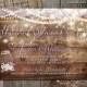 Mason Jar Bridal Shower Invitation - Rustic Wood with white mason jars and flowers - Country Wedding Invite Sample4.50 