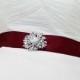 Burgundy bridesmaid sash, crystal sash, ribbon sash, rhinestone belt, bridal sash, bridal belt, bridesmaid belt