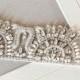 Wedding Crystal Sash-  Nervi 18 inches  (Made to Order)