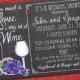 Printable Wine theme Couples/Coed Wedding Shower Invitation- I design You print