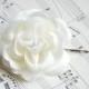 ivory Wedding hair flower - wedding hair piece- ivory flower - wedding hair accessories