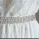 1" inch wide wedding belt, Bridal Crystal Belt, crystal sash - MONA DELUX - Ships in 1 week