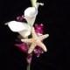 KAYLA Listing: affordable hot pink, fuschia wedding bouquet, pink wedding package, starfish bouquet, florist made,