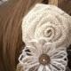 Rustic Burlap/Jute Rope Flower Girl/Bridesmaid Headband/Rustic Headband/Country Wedding Embellished/Burlap Headband/Rustic Wedding