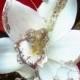 BRIDAL HAIR FLOWER, Hawaiian White Orchid, Tropical Hair Clip, Silk Flowers, Wedding Accessory, Flower Headpiece, Crystals,Beach Wedding