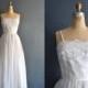 SALE - 20% OFF SALE 70s wedding dress / 1970s wedding dress / Chiara