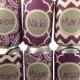 PERSONALIZED BRIDESMAID GIFTS-Wedding Favors-Wedding Gifts- Beer Can Insulators- Great Gifts for the Wedding Party!