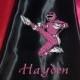 Super Hero Cape, Kids  Capes   Embroidered Pink Power Ranger Personalized with Name
