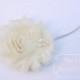 45% Off Ivory Shabby Flower Headband/ Newborn Headband/ Baby Headband/ Flower Girl/ Wedding/ Photo Prop