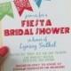 Fiesta Bridal Shower Invitations, Mexican Wedding Shower Invite, Printable Fiesta Invitations