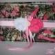 True Timber MC2 Pink Camo Guest Book with Pink and White Accents, Camo Wedding Guest Book