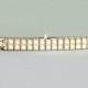 Antique Art Deco Diamonbar Paste Bracelet Silver Crystal Rhinestone Faux Diamond Bracelet Wedding Bridal Bracelet Jewelry Clear Rhinestones