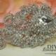 Large Rhinestone Brooch - Wedding Jewelry - Elegant Wedding Brooch Pin Accessories - Crystal Brooch Bouquet - Wedding Sash Pin 78mm 332198