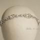 Laurie - Vintage inspired wedding Headpiece, Crystal Rhinestone Headband, Bridal Hair Piece,