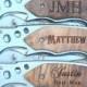 6 Personalized Groomsmen Gifts - Custom Engraved Wood Handle Pocket Knife Hunting Knives - Groomsman Best Man Ring Bearer Gift