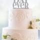 Glitter Best Day Ever Wedding Cake Topper in Traditional Fonts – Custom Wedding Cake Topper Available in 6 Glitter Options