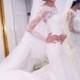 Charming Winter 2015 Mermaid Wedding Dresses Lace Sheer Illusion China Vestido De Novia Custom Bridal Gowns Dress Long Sleeve Court Train Online with $132.62/Piece on Hjklp88's Store 
