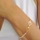 Swarovski Pearls & Gold Bracelet, Pearl Bracelet, Bridesmaid Gifts, Bridal Jewelry, Personalized Gift, Flower Girl, Wedding, Gifts under 35