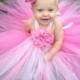 Pretty in Pink Tutu Easter Dress Set , Fully Customizable, Special Occassion Dress, Flower Girl Dress, Baptism, Christening, Birthday Tutu