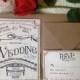 Rustic wedding invitation. Rustic Wedding invite. Western, Country. Retro. Romantic.