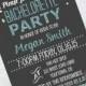 printable bachelorette party invitation - bachelorette party invitation - bachelorette party invite - bachelorette glitter invitation