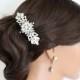 Crystal Bridal Comb Wedding Hair Comb  Swarovski Rhinestone Head Piece Veil Comb Wedding Hair Accessories, CHANTILLY