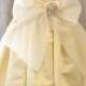 Christening Dress, Baptism Dress, Flower Girl Dress, Baby Girl Dress, 1st Year Birthday Dress, Easter Dress - Buttercream, Ivory