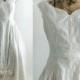 Vintage Dress - 1950 - White - Cotton - Gown - Suzy Perette, New York - Formal Dress - Wedding - Bridal - 1950s Retro - Sleeveless - Summer
