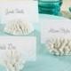 18 Seven Seas Coral Beach Theme Place Card Holders Wedding Favors