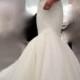 New Designer Sheer 2015 Mermaid Wedding Dresses One Shoulder Trumpet Pleats White Color Tulle Sweep Train Bridal Gowns Vestido De Novia Online with $122.56/Piece on Hjklp88's Store 