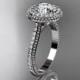 platinum diamond unique engagement ring,wedding ring ADER97