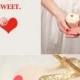 Wedding Shoe Heart Petals