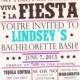 Fiesta bachelorette party invitation printable Mexican bachelorette party invite Mexican hens party invite Fiesta lingerie shower party