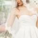 Bridal Veil- Alencon Lace Mantilla Wedding Veil - Valletta