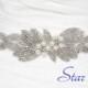 SALE CALUIN Wedding crystal pearl bridal sash , belt