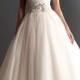 ruched strapless tulle ball gown Wedding Dress - Cheap-dressuk.co.uk