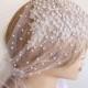 Bridal Headpiece, Pearl And Rhinestones, Wedding Hair Style, Bridal Veils, Wedding Veils, Vintage Wedding, Wedding Hair Accessories