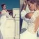 Sexy Julie Vino 2015 Mermaid Wedding Dresses Chiffon Poet Lace China Vestido De Novia Custom Bridal Gowns Dress Long Sleeve Sweep Train Online with $121.05/Piece on Hjklp88's Store 