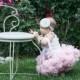 SALE Baby Girls PREMIUM Light Pink pettiskirt tutu headband set flower girl dress petticoat twins photo prop Newborn 6-12-18-24 2T 3 4 5 6