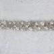 Best Seller - MONACO - 3/4" Swarovski Pearls Encrusted Bridal Sash, Wedding Beaded Belts, Bridal Rhinestone Crystal Belt