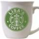 personalized starbucks coffee mug, monogrammed, coffee cup, ceramic, bridesmaid gift, christmas
