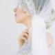 Wedding Veil, Lace Bridal Veil, Crystal Veil, Bohemian Veil, Ivory Veil - Style 402
