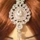 Silver Tone Crystal Indian Matha Patti Tikka Head Chain Jewelry Bridal Prom Wedding