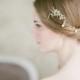 Wedding Hair Vine ,Gold Bridal Headpiece, Bohemian Chain Wrap, Wedding Hair Adornment, Wedding Bridal Hair Accessories