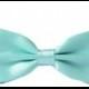 Tiffany Blue Bow Tie Turquoise Silk Pre-Tied Adjustable Groom Bow Tie Groomsmen Bow Ties Men Wedding Accessory