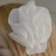 Bridal Fascinator Head Piece Wedding Veil Alternative Ivory or White Chiffon Flower