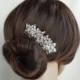 Wedding Hair Comb,Bridal Wedding Hair Comb,Pearl Bridal Hair Comb,Bridal Rhinestone Hair Comb,Pearl,Vintage Wedding Jewelry,Floral,,ASTER