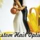 Wedding Cake Topper - Basketball Couple - African American Wedding Couple - Sports Theme Wedding - Bride and Groom Wedding Cake Topper