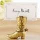 Cowboy Boot Place Card Holder Favors (Set Of 6)